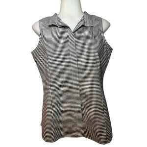 Talbots Petites Women’s Lightweight Wrinkle Resistant Cotton Blouse Top Size 10P